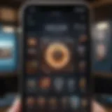 Vibrant game interface showcasing low storage options
