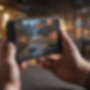 Mobile Gaming Innovation Illustration highlighting the innovation and strategy behind mobile gaming evolution
