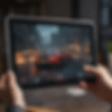 Engaging Tablet Gaming Interface Engaging tablet gaming interface