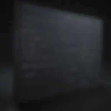 Dark screen with glowing braille game instructions