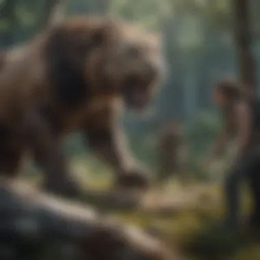 Confronting the Beasts of the Wild Survivor facing off against formidable creatures
