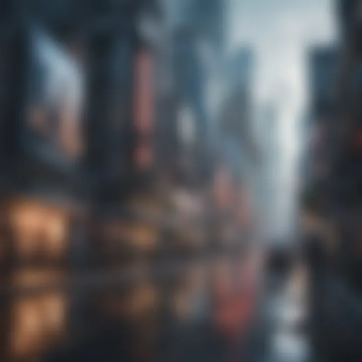 Cityscape in Open World RPG Game