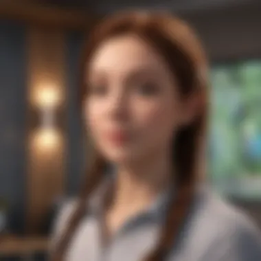 Personalizing Your In-Game Avatar A user customizing their avatar in the Rec Room application on Android.