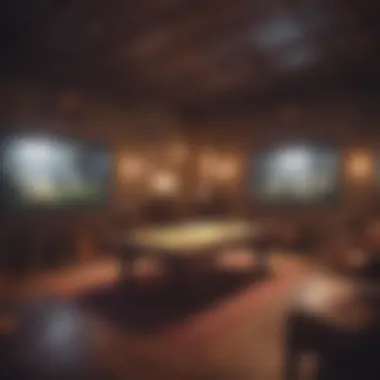 Immersive Social Dynamics in Rec Room A vibrant virtual environment in Rec Room showcasing social interactions.