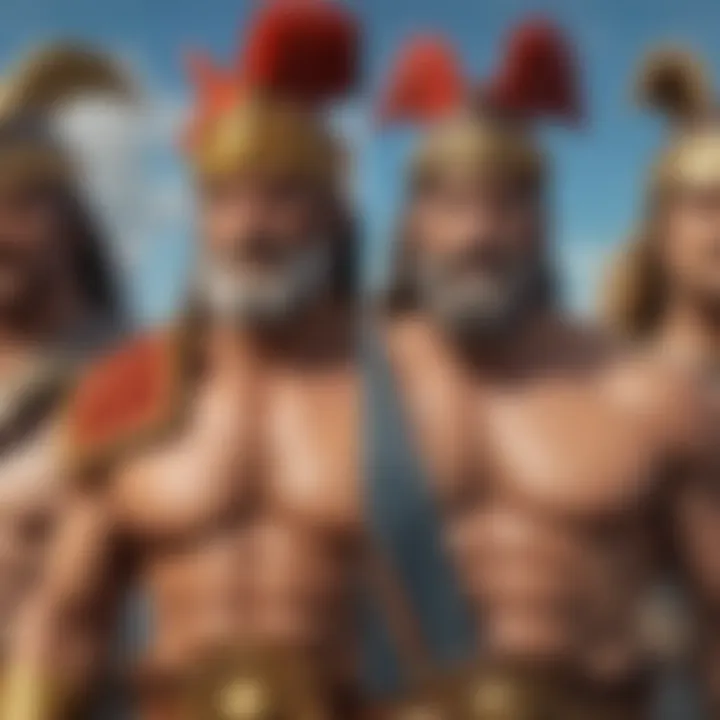A side-by-side comparison of Age of Mythology and other mobile strategy games.