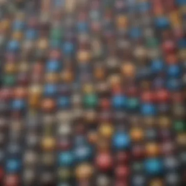 Diverse Puzzle Game Icons A colorful array of puzzle game icons showcasing various genres.