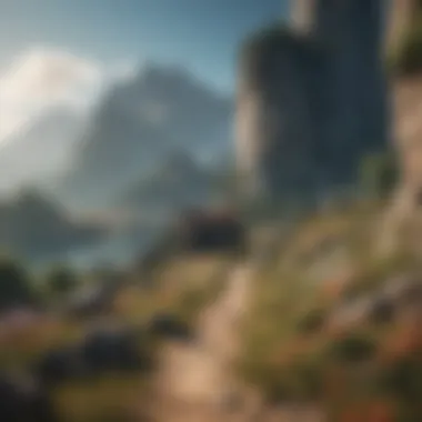 Immersive Game Worlds Stunning landscape in a mobile MMORPG