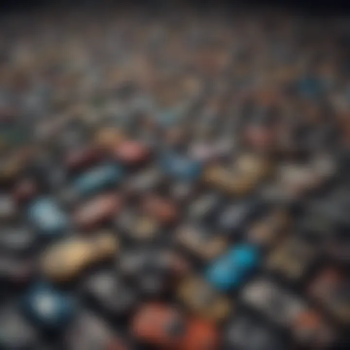 Diverse Genres of Non-Pay to Win Mobile Games An artistic representation of various genres in mobile gaming.