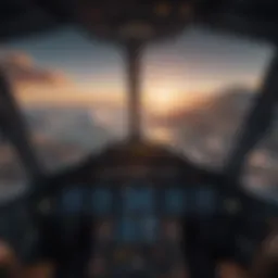 A captivating scene from a popular flight simulator showcasing realistic graphics