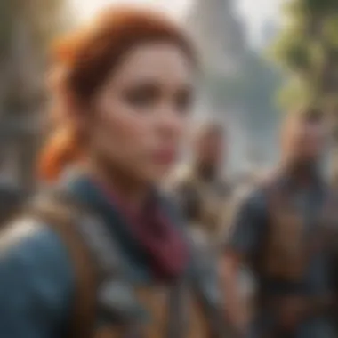 Diverse Characters Shaping Adventure Narratives A colorful array of adventure game characters, each with distinct features and personalities.