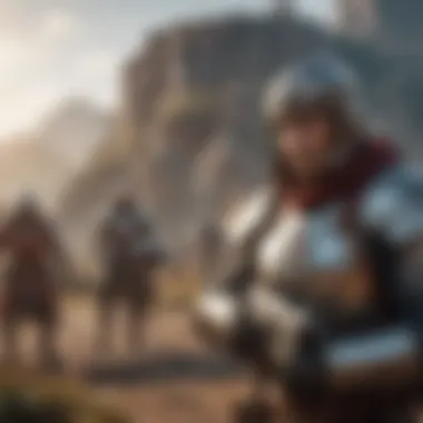 Strategic Gameplay in Mobile RPGs A dynamic battle scene illustrating strategic gameplay in a mobile RPG