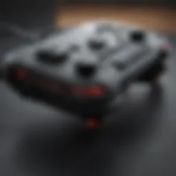 Close-up view of the Split Pad Pro showcasing its ergonomic design and buttons.
