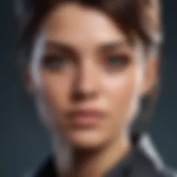 Character customization options in the Stylist Game App