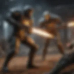 An engaging battle scene from a turn-based tactics game