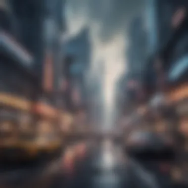 Futuristic City Designs and Innovations Concept art depicting futuristic city designs and technological advancements