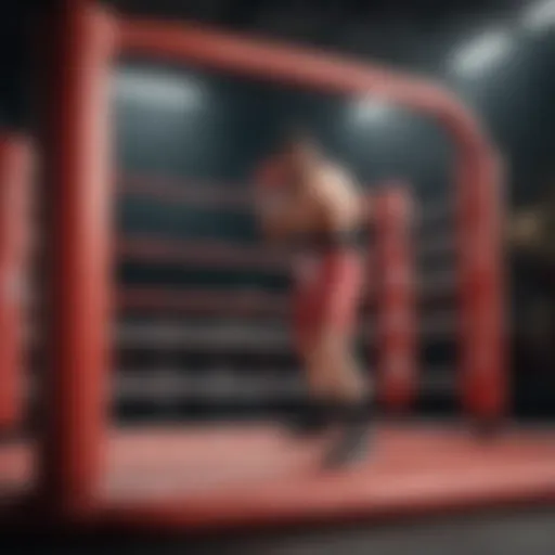 Virtual boxing ring with intense gameplay