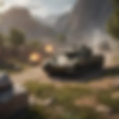Strategic positioning in WOT Blitz gameplay