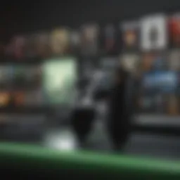 Overview of Xbox Game Pass interface showcasing game selection