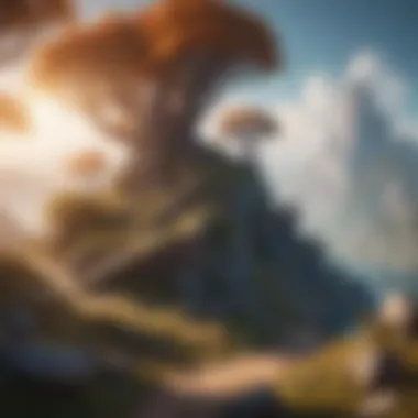 Mystical Fantasy World Exploration Fantasy World Exploration Game Landscape