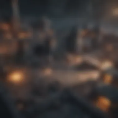 A strategic overview of a fortress defense game interface