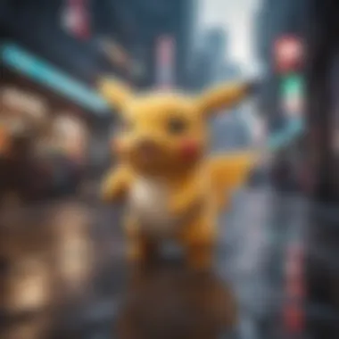 Pokemon in the Future Creative depiction of Pokemon characters in a futuristic setting