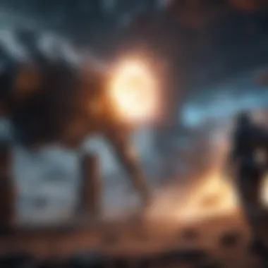 Epic Sci-Fi Battle Experience Futuristic Sci-Fi Battle Game Artwork