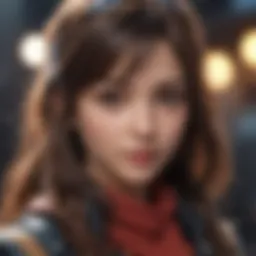 Showcasing a beautifully crafted gacha character animation.