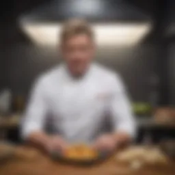 Gordon Ramsay showcasing culinary expertise