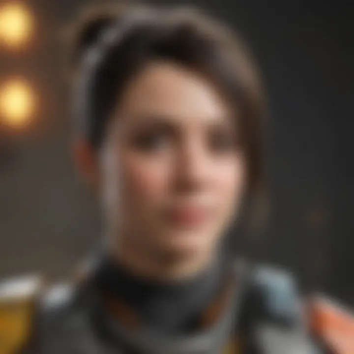 Character selection screen in Apex Legends Mobile