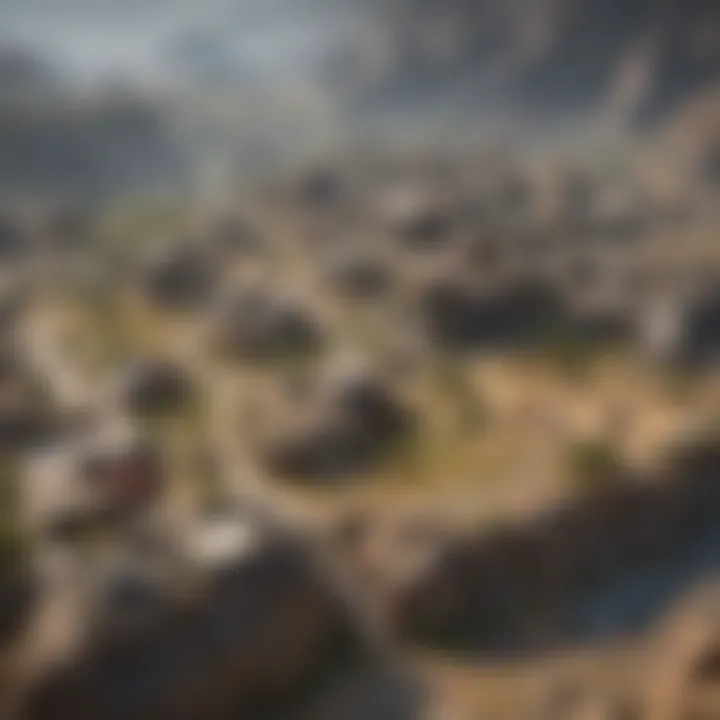 Strategic map overview in Apex Legends Mobile