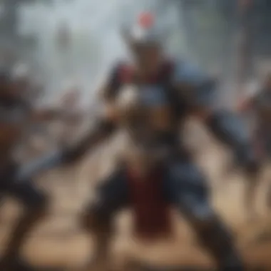 Warriors Clash in Battle Warriors Clash in Battle