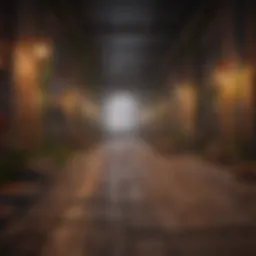 A vibrant Minecraft PE world showcasing unique textures