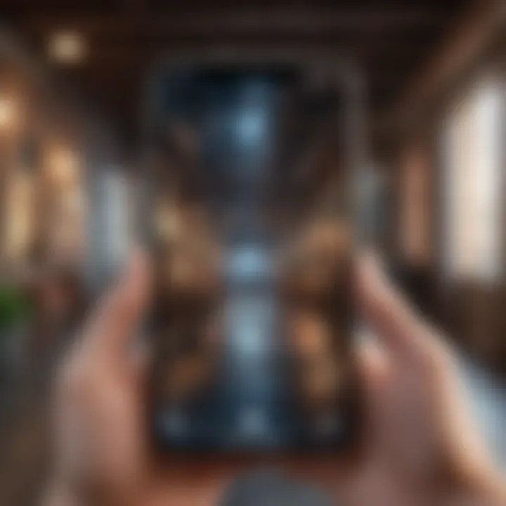 AR mobile game world fusion concept