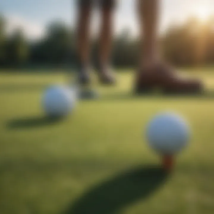 Thrilling golf competition on iPhone game