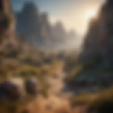 Immersive Fantasy Landscape Fantasy landscape in Black Desert