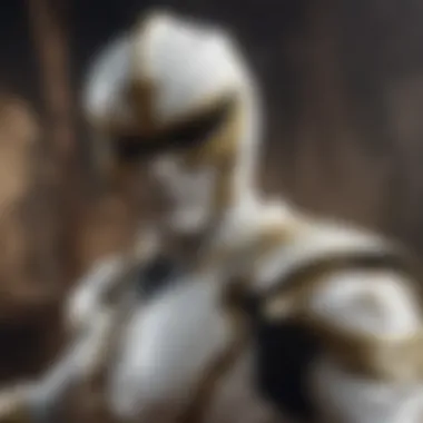 Legendary White Ranger showcasing ultimate move