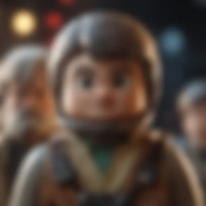 Detailed character customization in LEGO Star Wars app