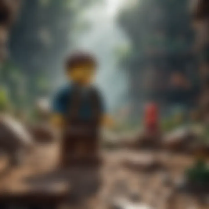 Lego-themed world exploration