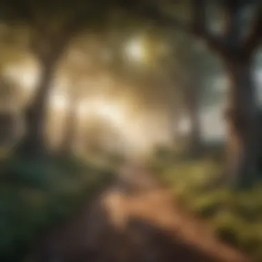 Journey Through Enchanted Realms Magical Realm Landscape