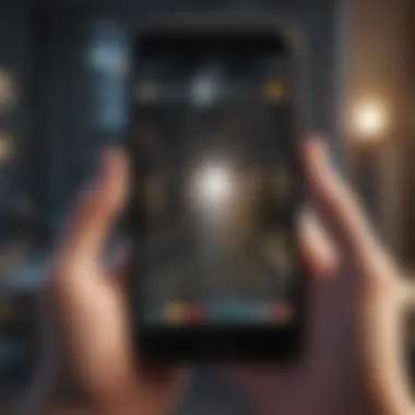 Innovative Mobile Game Interface An innovative mobile game interface designed for blind users