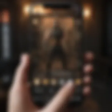 Innovative User Interface Design User interface design showcasing touch controls in Mortal Kombat