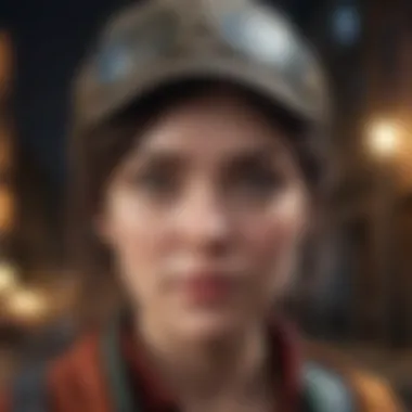 Immersive Storytelling A captivating scene from a narrative-driven game on iPhone featuring immersive storytelling
