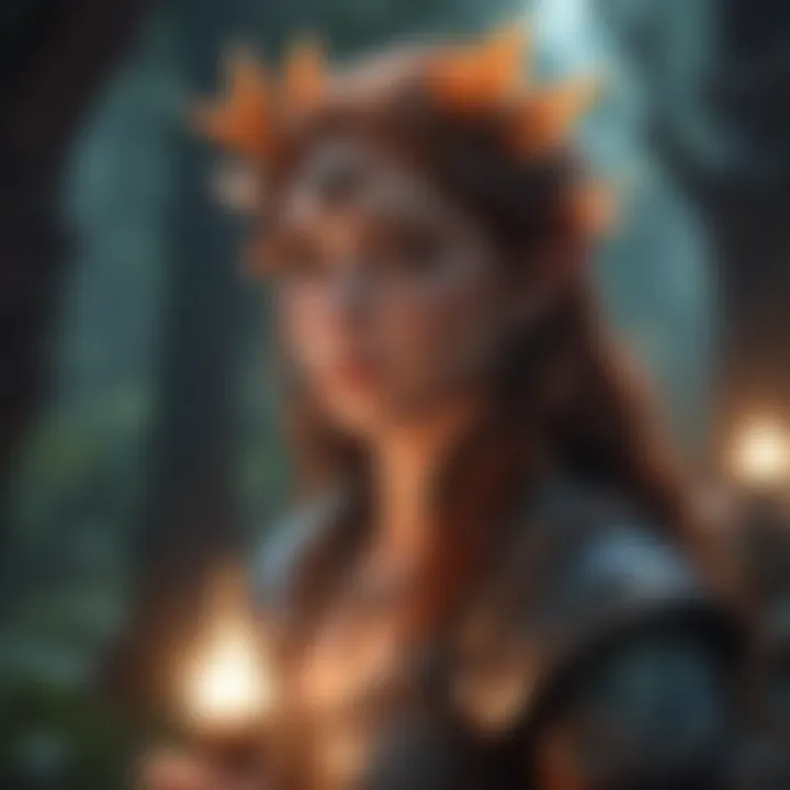 Mystical creatures in an enchanting iOS graphic game