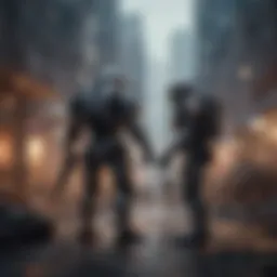 In-game action showcasing teamwork