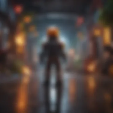 Exploring the Roblox Universe A captivating graphic depicting a Roblox game world filled with vibrant colors and engaging characters.