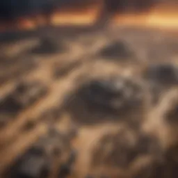 Strategic gameplay featuring intricate battle formations