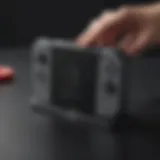 Compact and sleek design of the Nintendo Switch Dock Mini