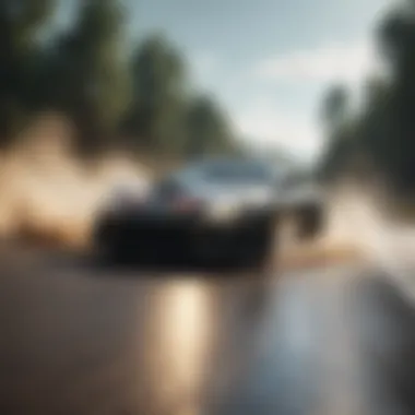 Unleashing Precision Drifts on Sharp Turns Dynamic Racing Car Drifting on Sharp Turn