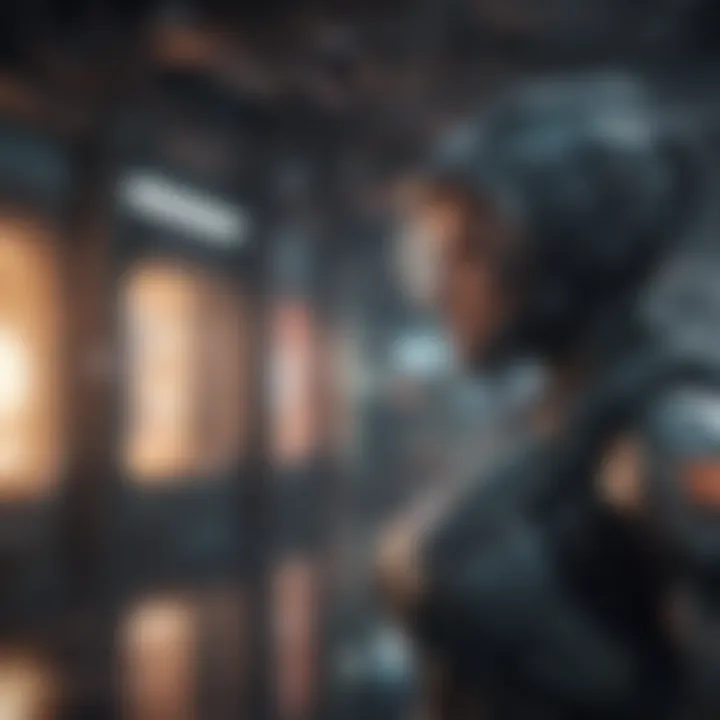 Sci-Fi Android Game Setting with Futuristic Technology