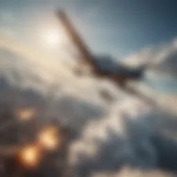 Aerial combat scene showcasing intense dogfights in Sky Gamblers